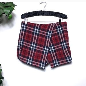 Urban Outfitters Red Tartan skort
